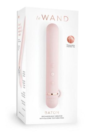 Le Wand Baton Rechargeable Silicone Vibrator - Rose Gold