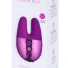 Le Wand Double Vibe Rechargeable Silicone Rabbit Vibrator - Cherry