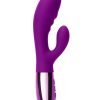 Le Wand Blend Rechargeable Silicone Rabbit Vibrator - Cherry