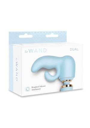 Le Wand Dual Weighted Silicone Attachment - Blue