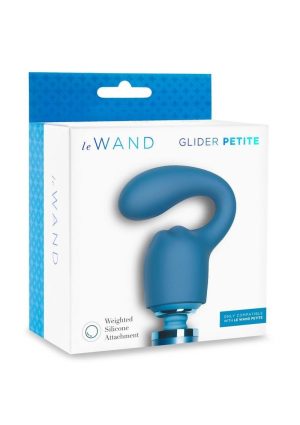 Le Wand Petite Glider Weighted Silicone Attachment - Blue