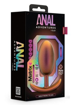 Anal Adventures Matrix Neutron Plug Silicone Anal Plug - Cosmic Copper