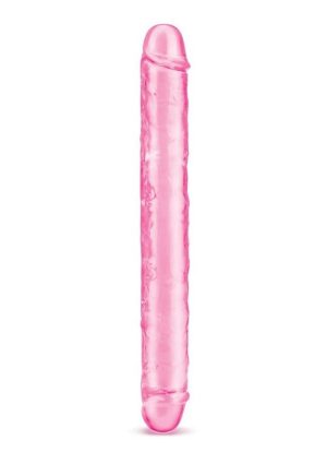 Me You Us Ultracock Jelly Double Ender 12in - Pink