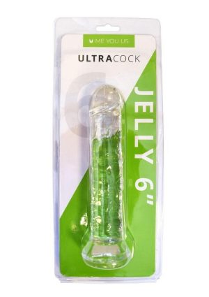 ME YOU US Ultracock Jelly Dong 6in - Clear