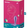 Satisfyer Intensity Plug Rechargeable Silicone Connect App Anal Plug - Purple