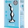 B-Vibe Stainless Steel Anal Beads - Silver