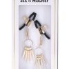 Sex and Mischief Verge Nipple Clamps - Gold/Black