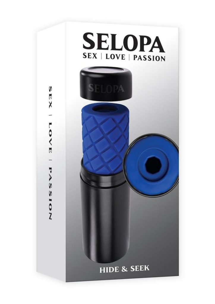 Selopa Hide and Seek Stroker - Blue/Black