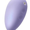 Wellness Serene Vibe Rechargeable Silicone Vibrating Egg with Remote - Lavender