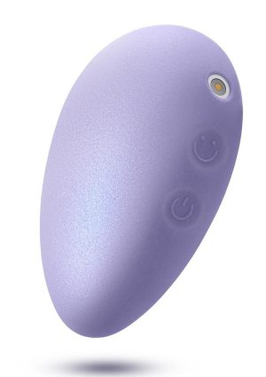 Wellness Serene Vibe Rechargeable Silicone Vibrating Egg with Remote - Lavender