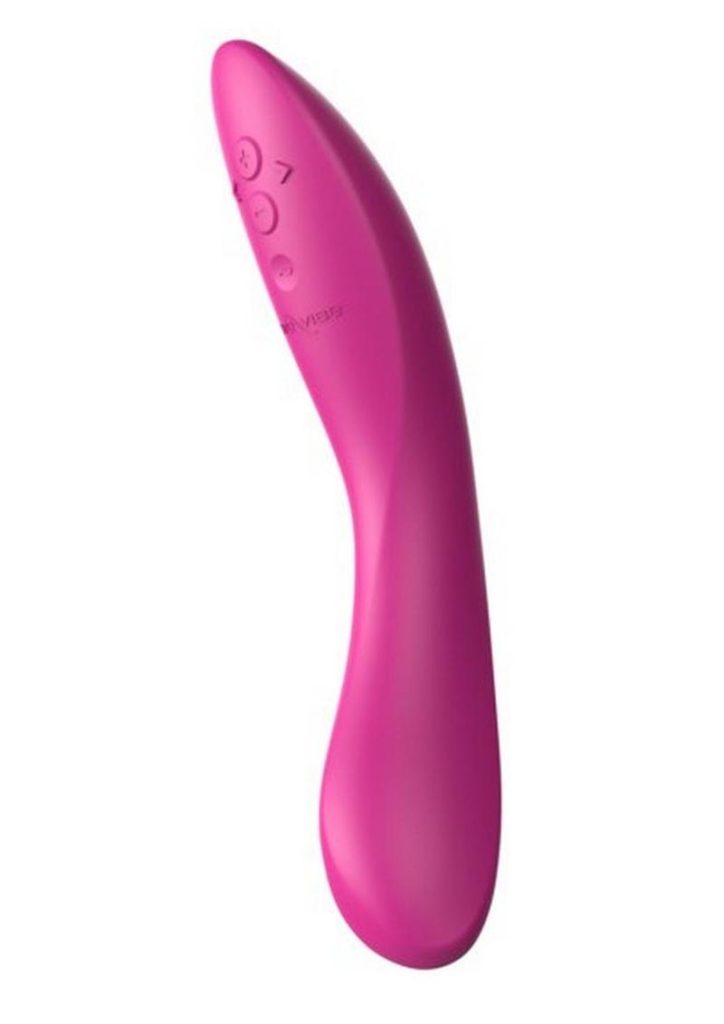 We-Vibe Rave 2 Twisted Pleasure Rechargeable Silicone G-Spot Vibrator - Fuchsia