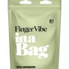 In a Bag Silicone Rechargeable Finger Vibe - Pink