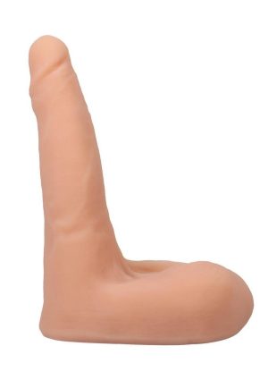 Signature Cocks Ultraskyn Lucas Frost Dildo with Removable Suction Cup 7in - Vanilla