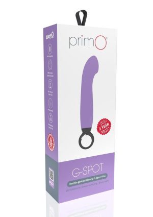 PrimO G-Spot Rechargeable Silicone Vibrator - Lavender