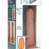 JOCK Dual Density Uncut Dildo 8.7in - Caramel
