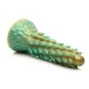 Creature Cocks Stegosaurus Spiky Reptile Silicone Dildo - Teal/Gold