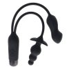 Gender X Double My Pleasure Rechargeable Silicone Dual Vibrator - Black