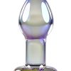 Playboy Jewels Glass Plug - Purple
