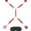 Lux Fetish Bed Spreader (7 Piece) - Red