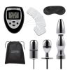 Lux Fetish Electro Sex Ultra Shock Set (9 Piece) - Black