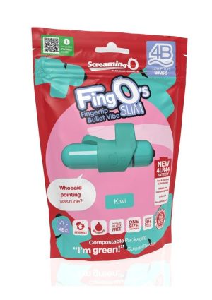 4B FingO Slim Finger Vibrator - Kiwi