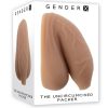 Gender X TPE Uncircumsized Packer Dildo - Caramel