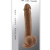 Selopa Natural Feel Flexskin Dildo 7in - Chocolate
