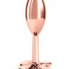 Rear Assets Clover Aluminum Anal Plug - Rose Gold