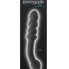 Renegade Duel Rechargeable Silicone Dual End Vibrator - Black