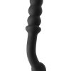 Renegade Duel Rechargeable Silicone Dual End Vibrator - Black