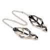 Master Series Primal Spiked Clover Nipple Clamps - Silver
