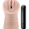 EnLust Ayumi Dual End Vibrating Stroker - Pussy - Vanilla