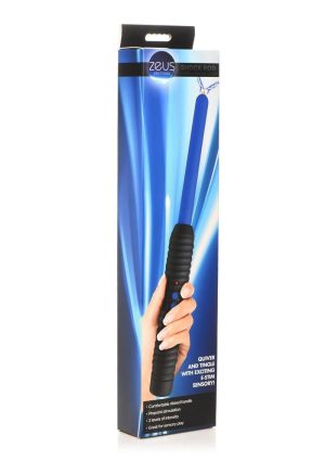 Zeus Electrosex Shock Rod E-Stim Zapping Wand - Blue/Black