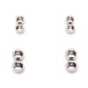 Prowler RED Magnetic Orbs Set Of 4 Pairs - Silver