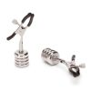 Prowler RED Nipple Clips With Removeable Magnetic Weights - Stainless Steel