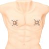 Prowler RED 4 Way Screw Nipple Clamps - Stainless Steel