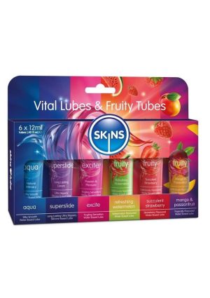 Skins Sampler Tubes 12ml (6 per Pack) - Vital/Fruity