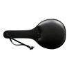 Padded Leather Ping Pong Paddle - Black