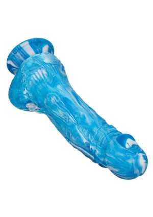 Twisted Love Twisted Dong Silicone Bendable Dildo - Blue