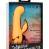 California Dreaming Montecito Muse Rechargeable Silicone Dual Vibrator - Orange