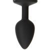 Roses Til Dawn Silicone Butt Plug - Small - Black