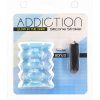 Addiction Silicone Glow in The Dark Masturbation Sleeve - Blue/White