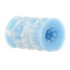 Addiction Silicone Glow in The Dark Masturbation Sleeve - Blue/White