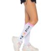 Leg Avenue Lick Me Knee Socks - O/S - Multicolor