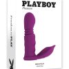 Playboy Match Play Rechargeable Silicone Dual Vibrator - Purple