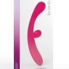JimmyJane Reflexx Rabbit 3 Rechargeable Silicone Vibrator - Fuchsia