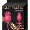 Clit-Tastic Tulip Finger Massager and Pleasure Plug Set - Red