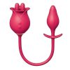 Clit-Tastic Tulip Finger Massager and Pleasure Plug Set - Red