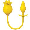 Clit-Tastic Tulip Finger Massager and Pleasure Plug Set - Yellow