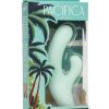 Pacifica Fiji Rechargeable Silicone Dual Vibrator - Green